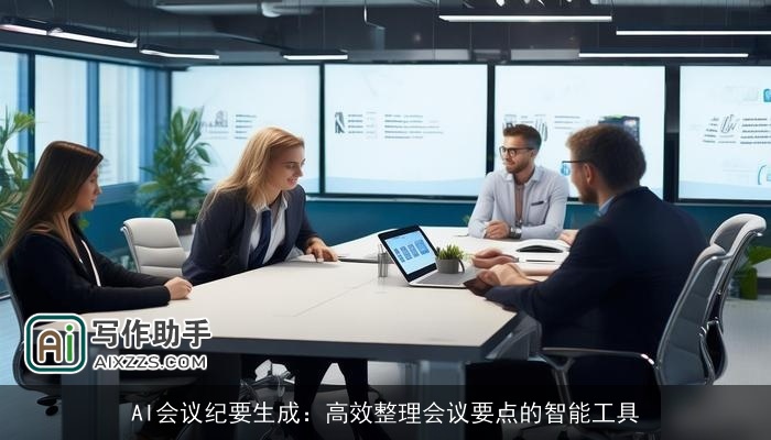 AI会议纪要生成：高效整理会议要点的智能工具