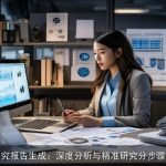 AI研究报告生成：深度分析与精准研究分步骤指南