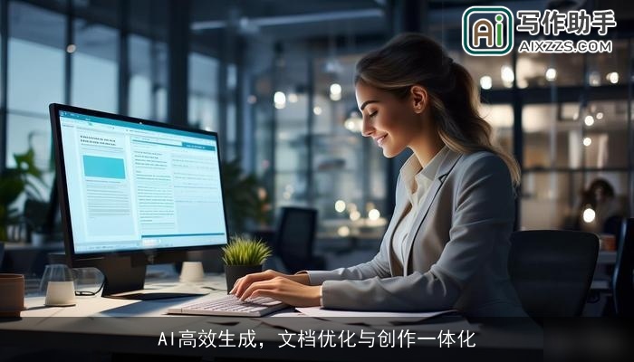 AI高效生成，文档优化与创作一体化
