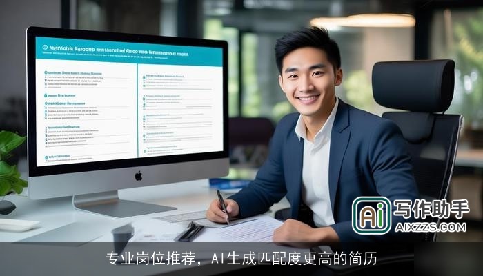 专业岗位推荐，AI生成匹配度更高的简历