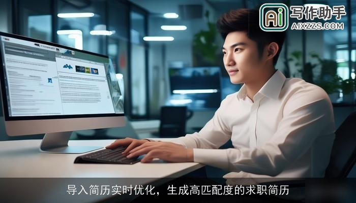 导入简历实时优化，生成高匹配度的求职简历