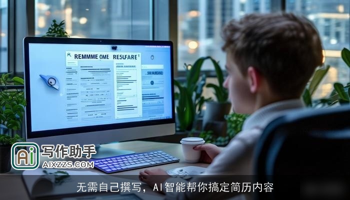 无需自己撰写，AI智能帮你搞定简历内容