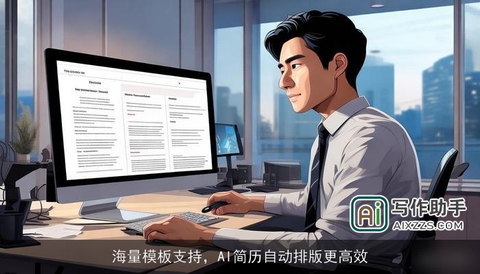 海量模板支持，AI简历自动排版更高效