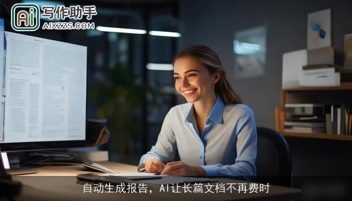 自动生成报告，AI让长篇文档不再费时