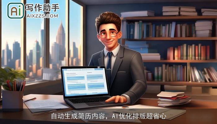 自动生成简历内容，AI优化排版超省心