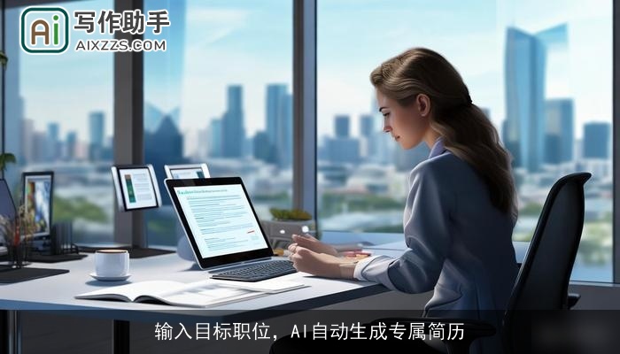 输入目标职位，AI自动生成专属简历