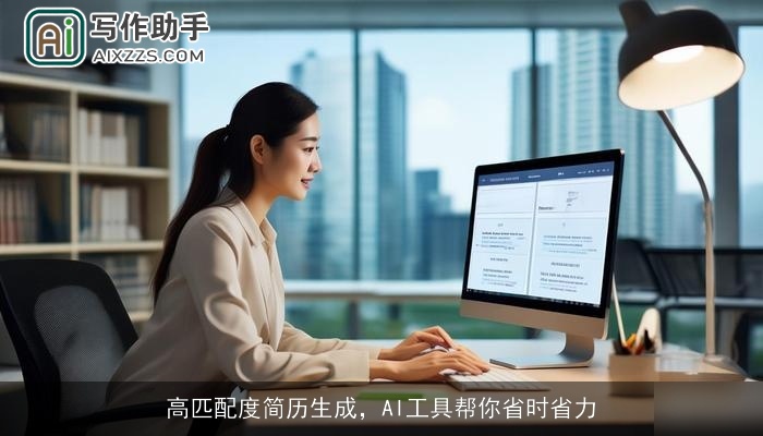 高匹配度简历生成，AI工具帮你省时省力