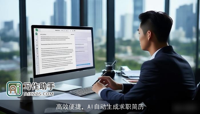 高效便捷，AI自动生成求职简历