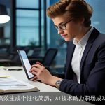 高效生成个性化简历，AI技术助力职场成功
