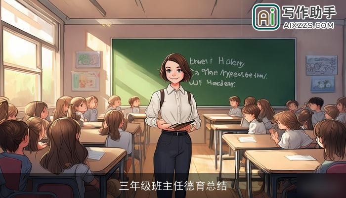 三年级班主任德育总结