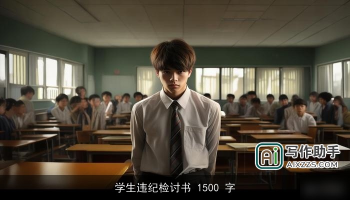 学生违纪检讨书 1500 字