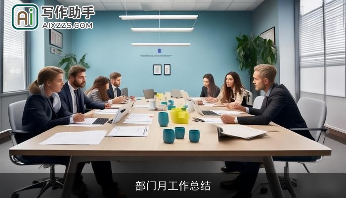 部门月工作总结