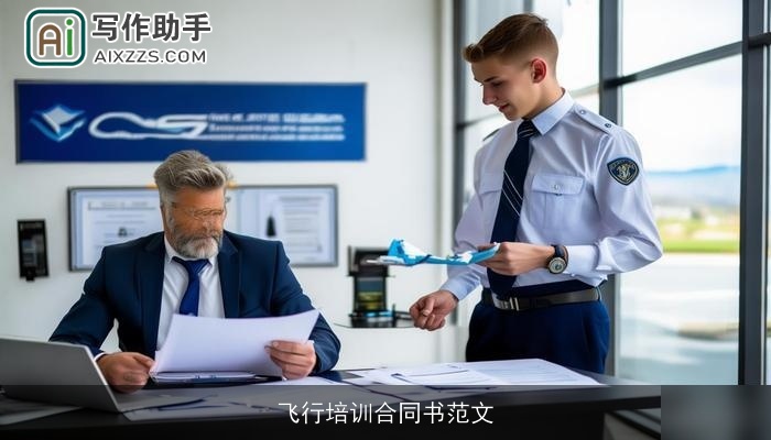飞行培训合同书范文