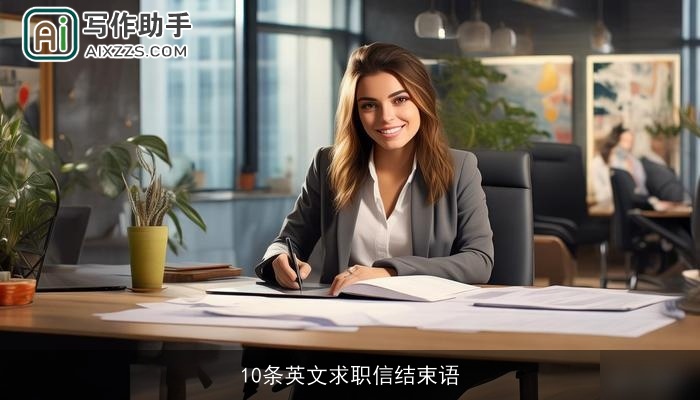 10条英文求职信结束语