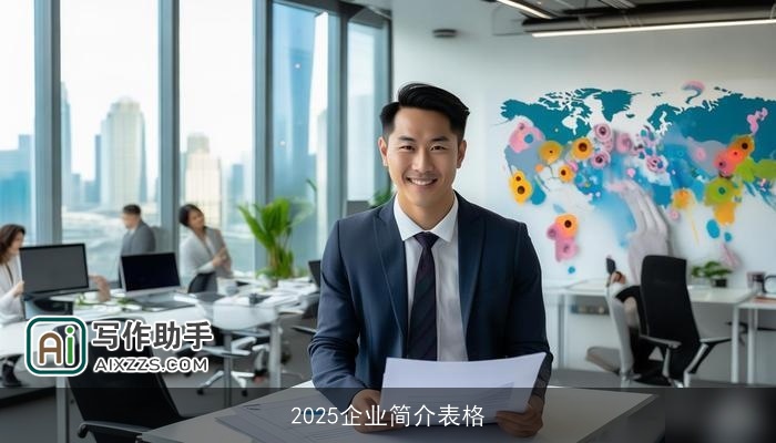 2025企业简介表格