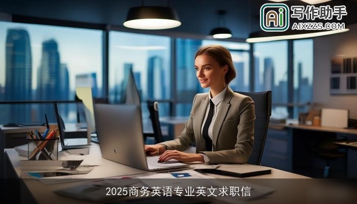2025商务英语专业英文求职信