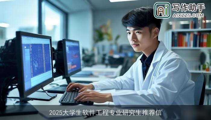 2025大学生软件工程专业研究生推荐信