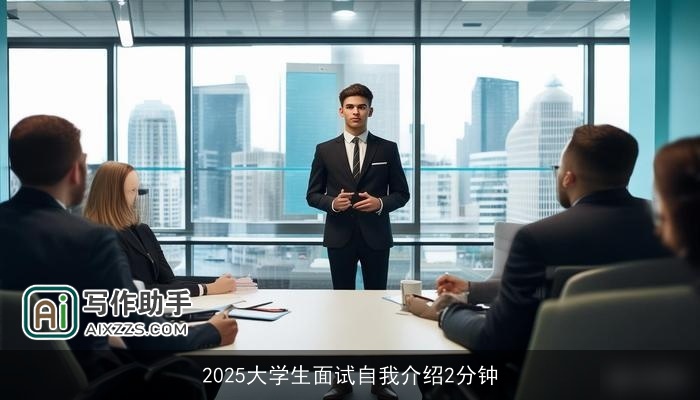 2025大学生面试自我介绍2分钟