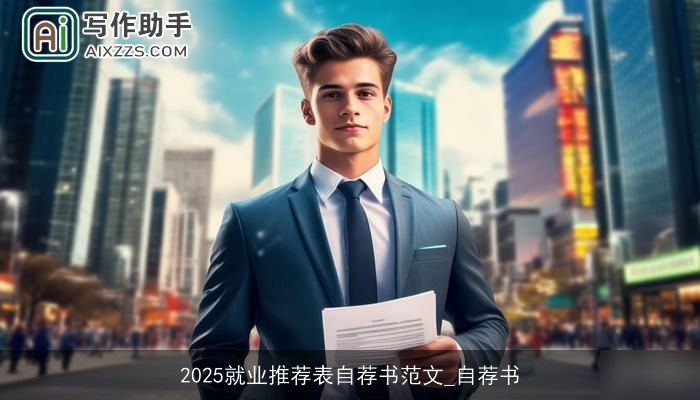 2025就业推荐表自荐书范文_自荐书