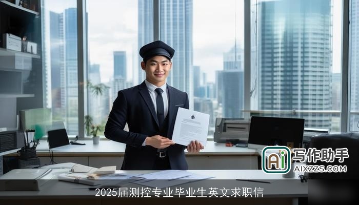 2025届测控专业毕业生英文求职信