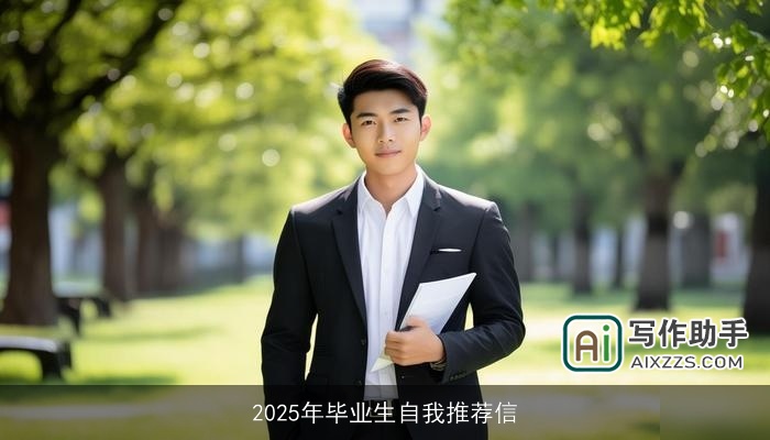 2025年毕业生自我推荐信
