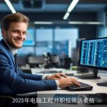 2025年电脑工程师职位简历表格