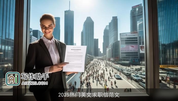 2025热门英文求职信范文