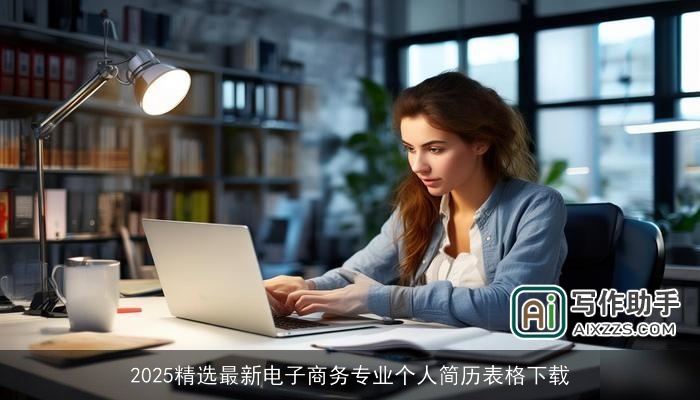 2025精选最新电子商务专业个人简历表格下载