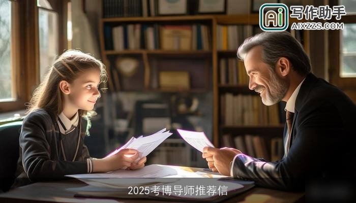 2025考博导师推荐信