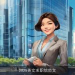 2025英文求职信范文