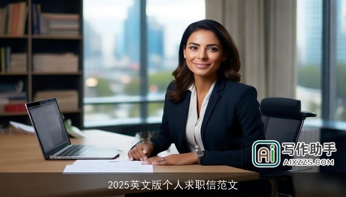 2025英文版个人求职信范文