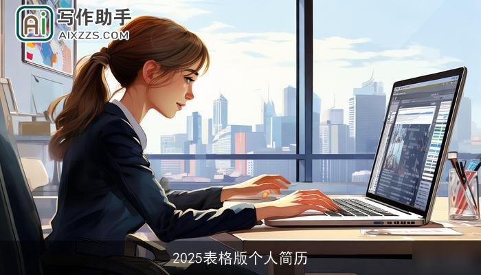 2025表格版个人简历