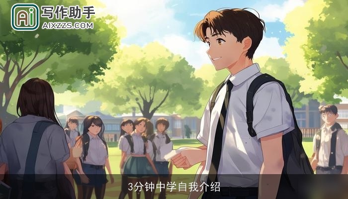 3分钟中学自我介绍
