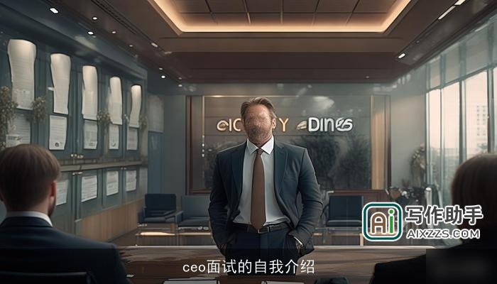 ceo面试的自我介绍