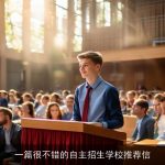 一篇很不错的自主招生学校推荐信