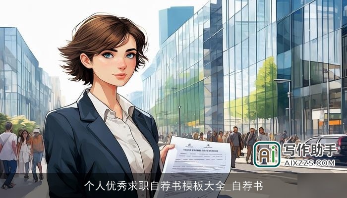 个人优秀求职自荐书模板大全_自荐书