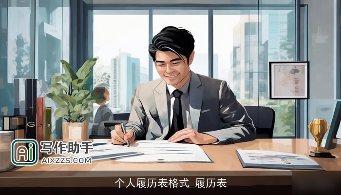 个人履历表格式_履历表