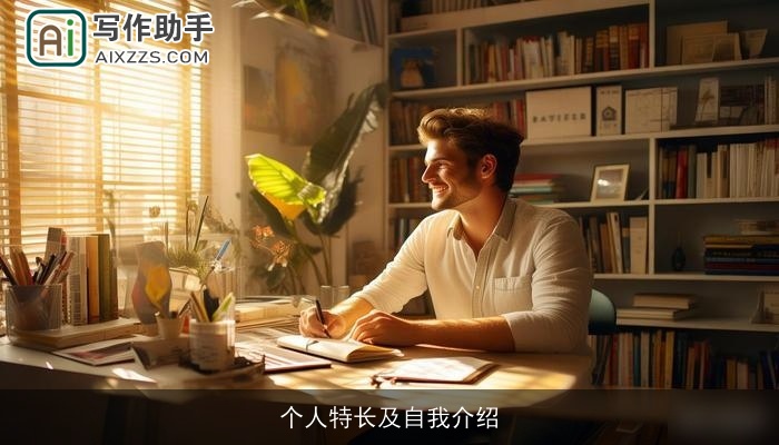 个人特长及自我介绍