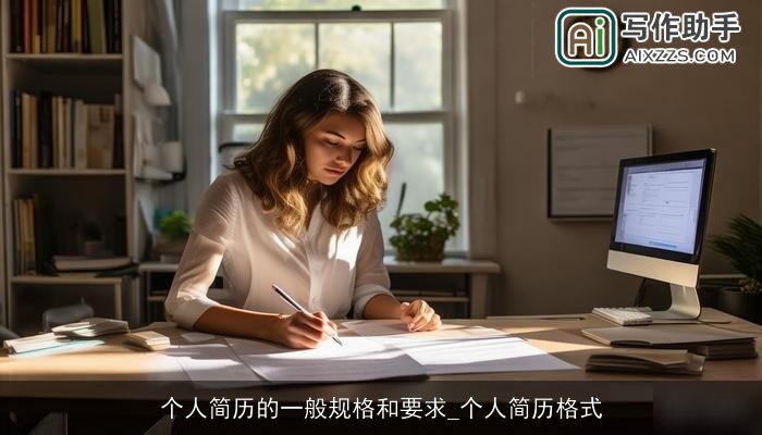 个人简历的一般规格和要求_个人简历格式