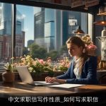 中文求职信写作性质_如何写求职信