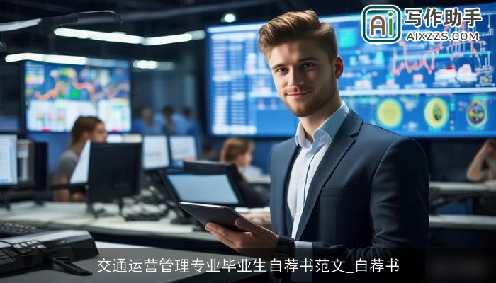 交通运营管理专业毕业生自荐书范文_自荐书