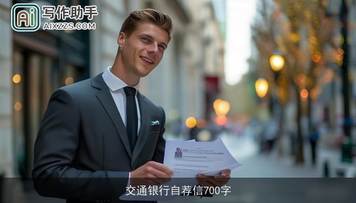 交通银行自荐信700字