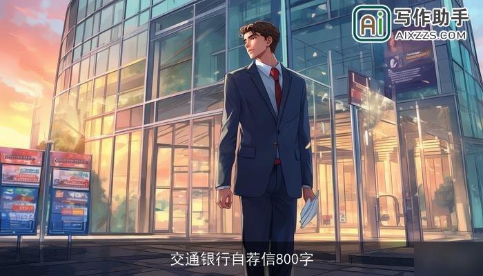 交通银行自荐信800字