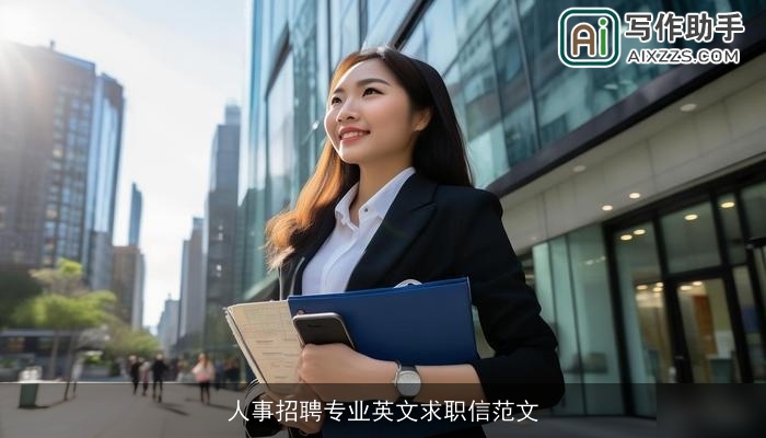 人事招聘专业英文求职信范文