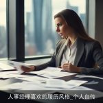 人事经理喜欢的履历风格_个人自传