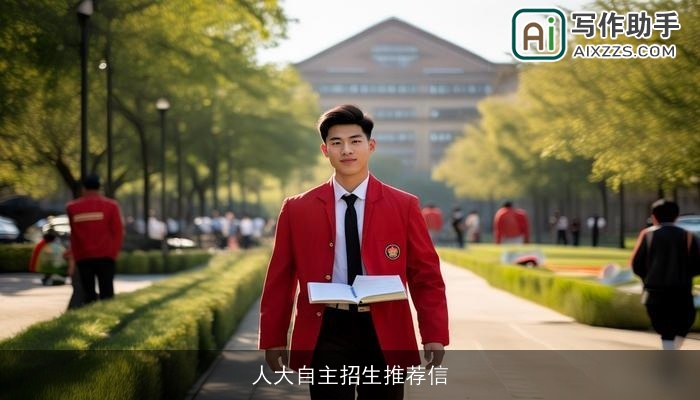 人大自主招生推荐信