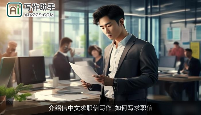介绍信中文求职信写作_如何写求职信