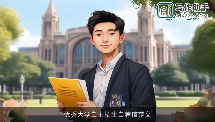 优秀大学自主招生自荐信范文