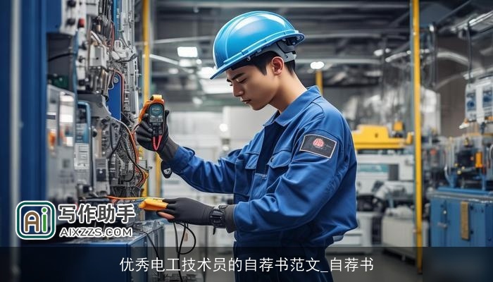 优秀电工技术员的自荐书范文_自荐书