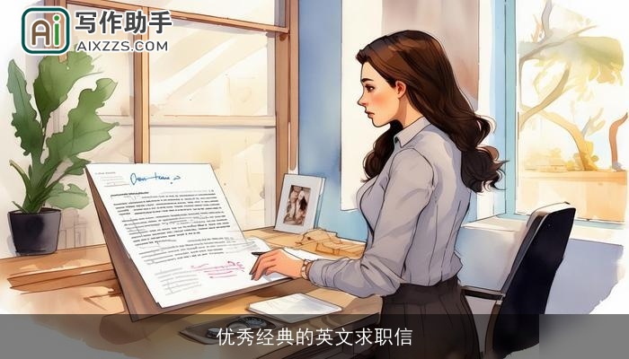 优秀经典的英文求职信